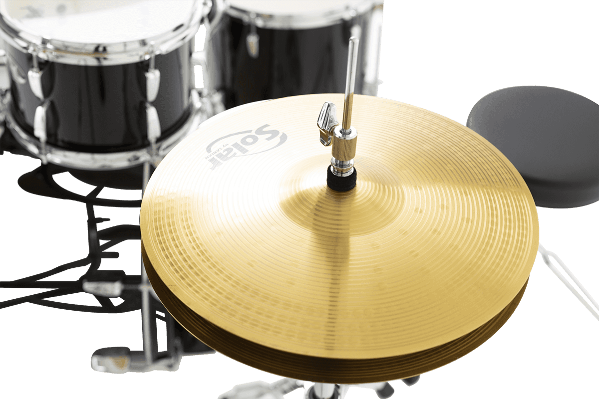 PPA RSS505CC-31 Percussions / Pearl / BATTERIES ACOUSTIQUES / 1 Roadshow / Fusion 20" 5 fûts / Jet Black + pack Sabian Solar 2 c -