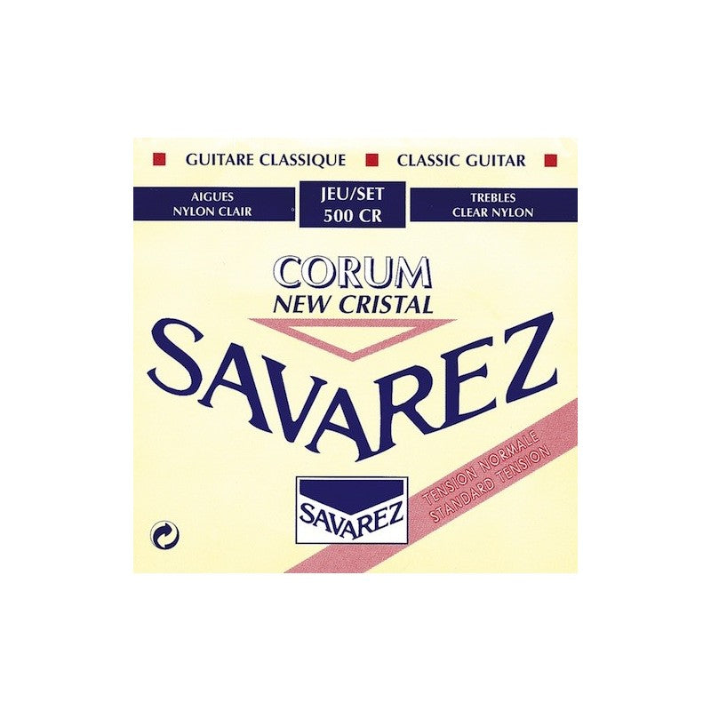 Savarez CSA 500CR Cordes CORDES CLASSIQUES / New 1 Cristal-Corum / Jeux / Rouge Tirant Normal - Origine : FRANCE