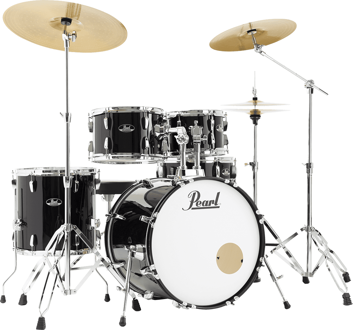 PPA RSS505CC-31 Percussions / Pearl / BATTERIES ACOUSTIQUES / 1 Roadshow / Fusion 20" 5 fûts / Jet Black + pack Sabian Solar 2 c -