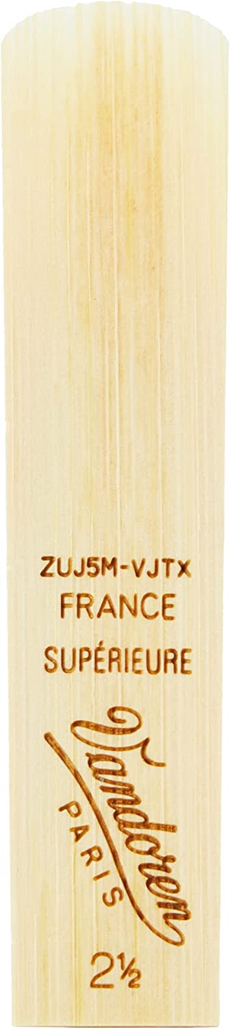 Vandoren AVD SR2125 Accessoires vent ANCHES 1 SAXOPHONE / Traditionnelles / Alto boite de 10 anches / Force 2,5 - Origine : FRANCE