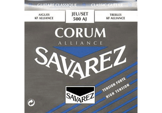 Savarez CSA 500AJ Cordes  CORDES CLASSIQUES / 1 Alliance-Corum / Jeux / Bleu Tirant Fort - Origine : FRANCE -