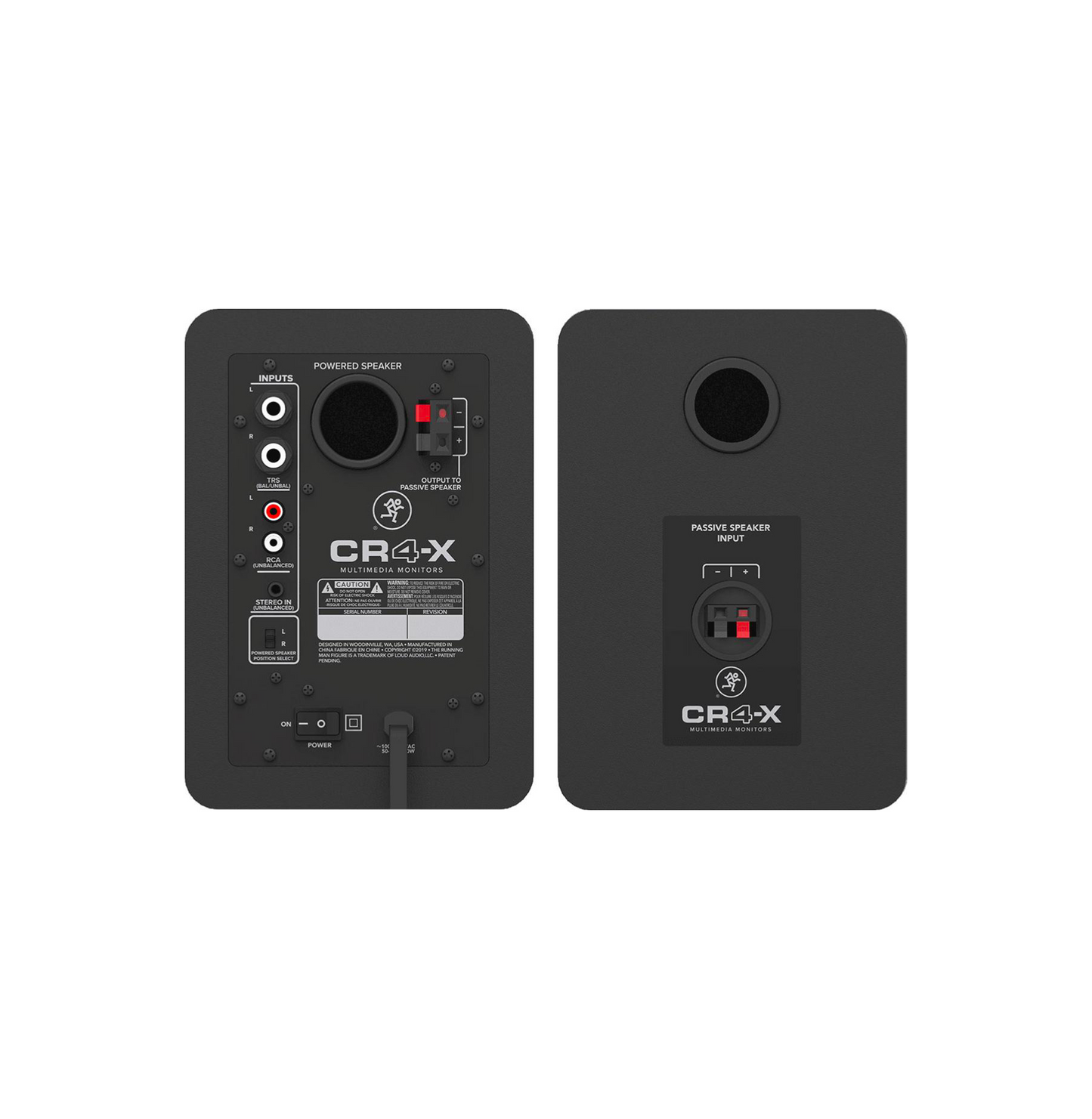 RMK CR4-X Audio / Mackie / MONITORING / CR / Classiques 1 / Actif 50W 4" (La paire)